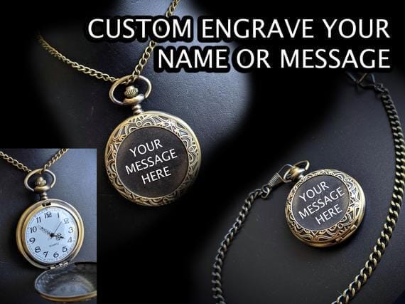  Personalised Steampunk Necklaces Pendant Chain Choker